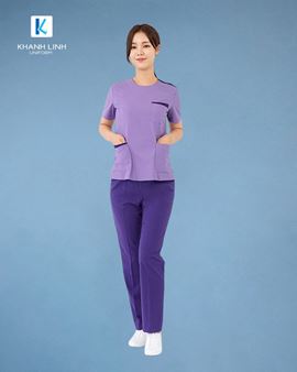 Đồng phục y tá - điều dưỡng Hàn Quốc mẫu 12