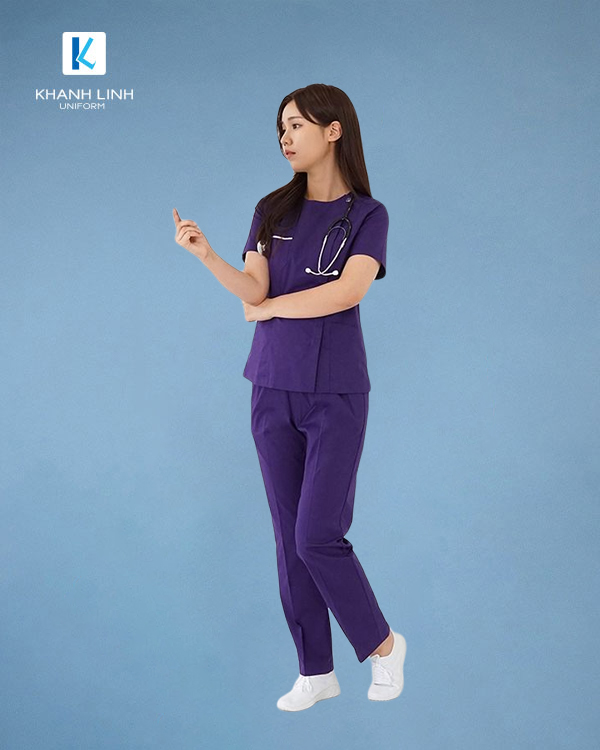 Đồng phục y tá - điều dưỡng Hàn Quốc mẫu 15 5