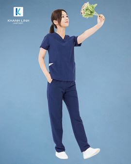 Đồng phục y tá - điều dưỡng Hàn Quốc mẫu 19