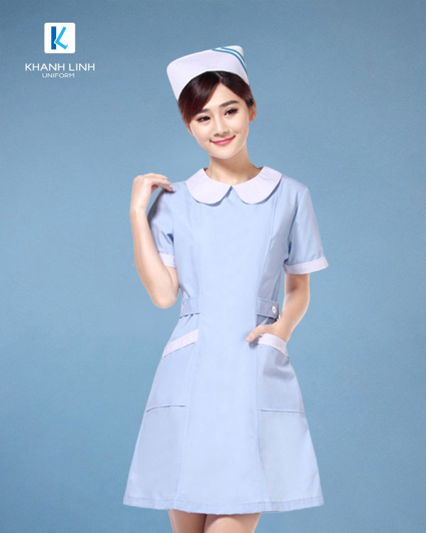 Đồng phục y tá - điều dưỡng mẫu 09