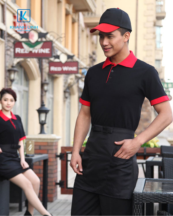 Áo đồng phục quán cafe mẫu 15 8
